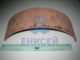 Накладка тормозная для ГАЗ-53 задняя длинная сверленная (405х100х8,5) 53-3502105 св.