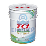 Масло моторное TCL Zero Line Fully Synth, Fuel Economy, SP, GF-6, 5W30, 20л