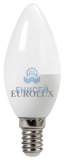 Лампа светодиодная EUROLUX LL-E-C37-6W-230-4K-E14