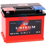 Аккумулятор  6 СТ- 60   АПЗ  "UNIKUM" (прямая полярность) Распродажа* (Оригинал)