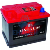 Аккумулятор  6 СТ- 55   АПЗ  "UNIKUM" (прямая полярность) распродажа (Оригинал)
