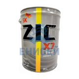 Масло моторное ZIC X7 LS  5W-30 SN/CF  (20л) cинт.